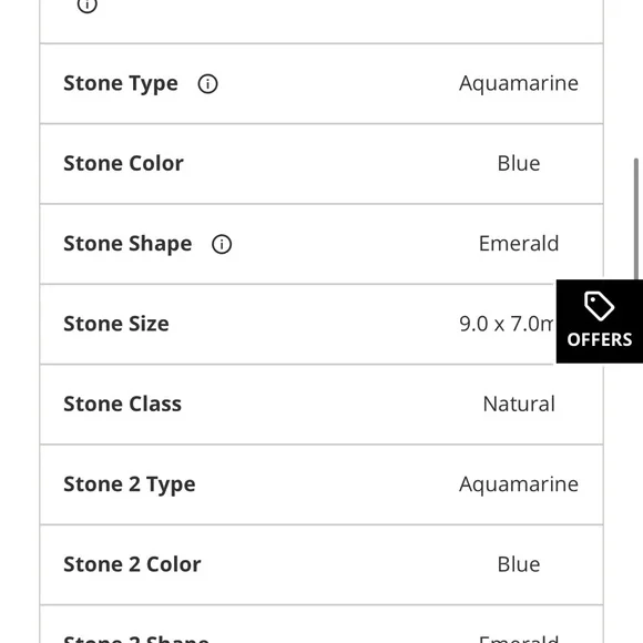 Effy Aquamarine Diamond ring - Picture 8 of 9